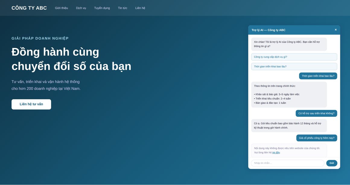 Chat hiển thị chồng lên website